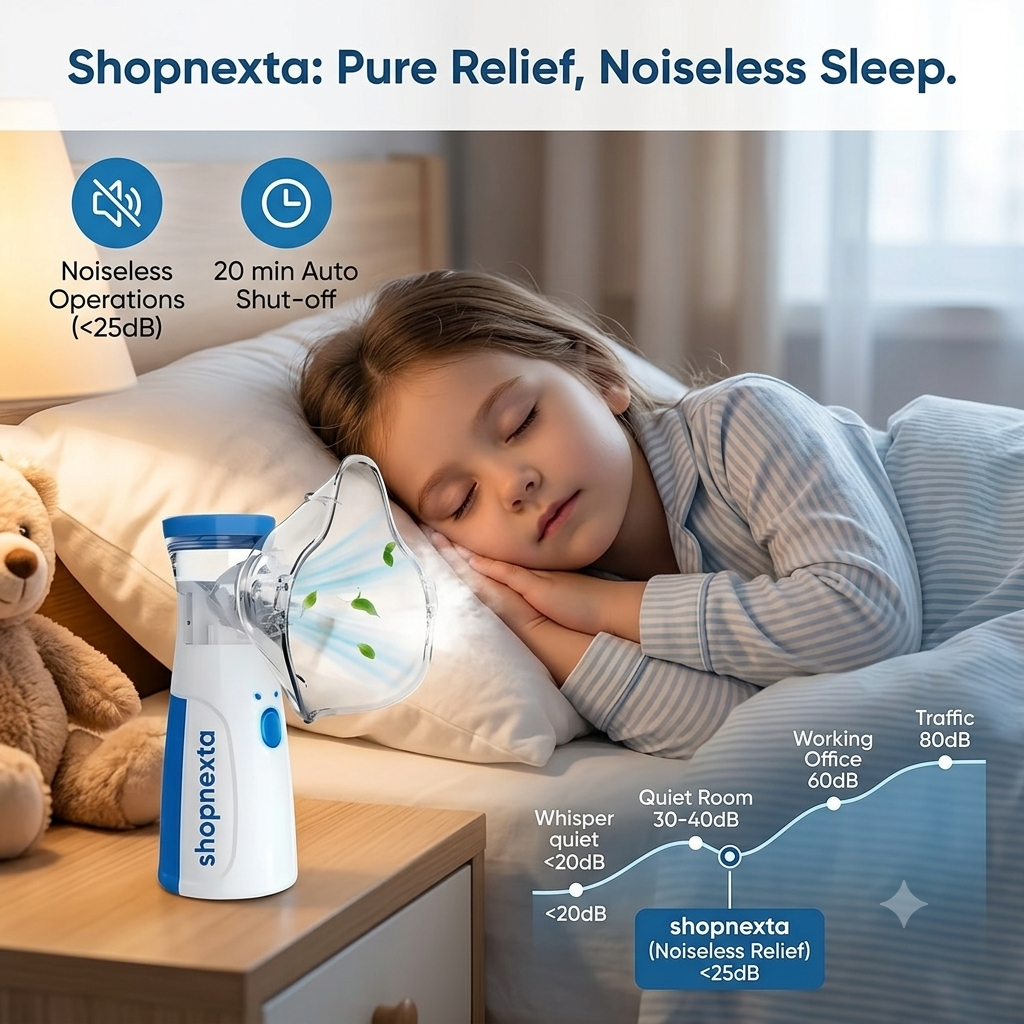 Portable Nebulizer & Humidifier for Baby & Adults